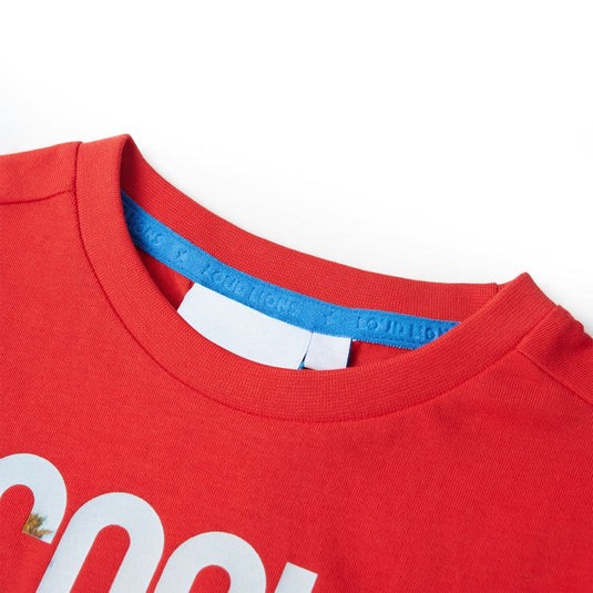 Vidaxl kindershirt 116 rood