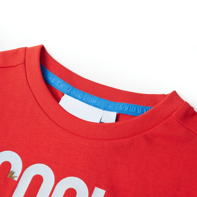 Afbeelding laden in galerijviewer, Vidaxl kindershirt 140 rood
