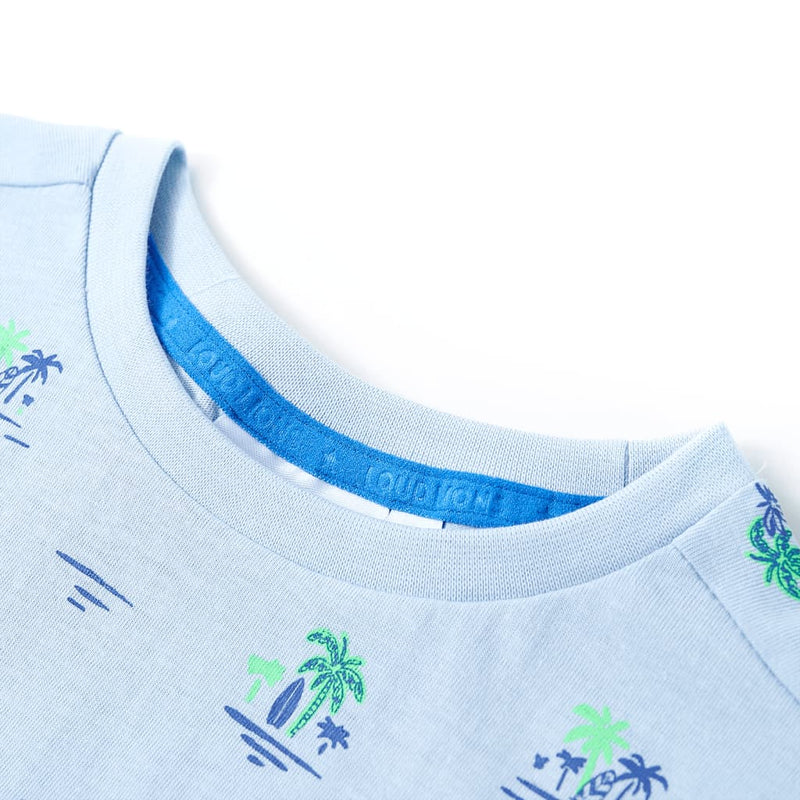 Afbeelding laden in galerijviewer, VidaXL Kindershirt 92 lichtblauw
