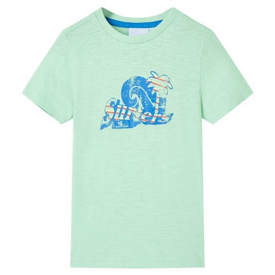 Vidaxl kindershirt 128 lichtgroen