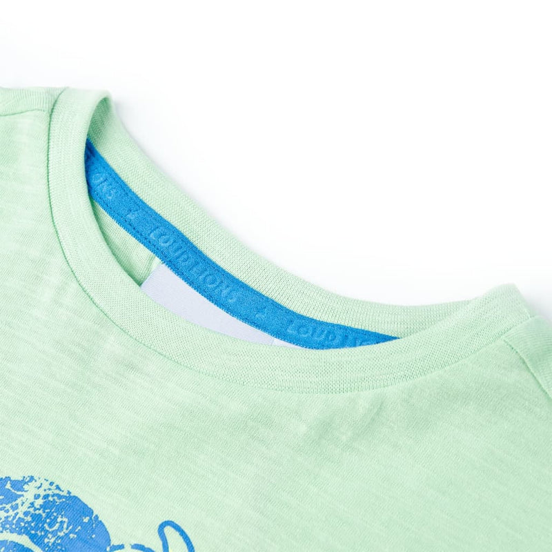 Afbeelding laden in galerijviewer, Vidaxl kindershirt 140 lichtgroen

