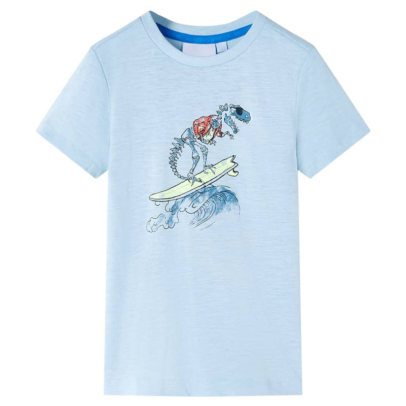 Afbeelding laden in galerijviewer, Vidaxl kindershirt 128 lichtblauw
