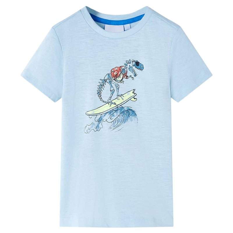 Afbeelding laden in galerijviewer, Vidaxl kindershirt 140 lichtblauw

