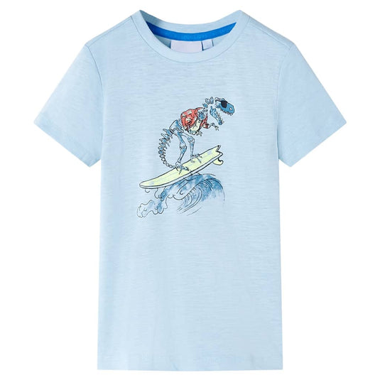 Vidaxl kindershirt 140 lichtblauw
