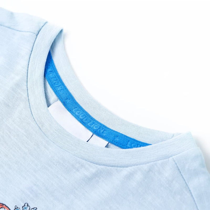 Afbeelding laden in galerijviewer, Vidaxl kindershirt 140 lichtblauw
