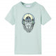 VidaXL Kindershirt met strepen 92 lichtmint
