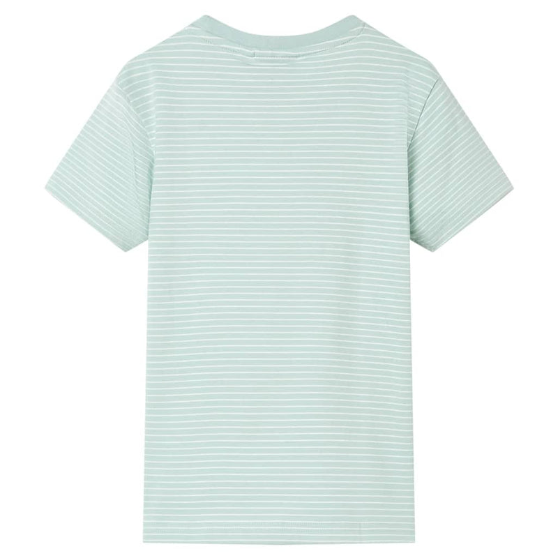 Afbeelding laden in galerijviewer, Vidaxl kindershirt met strepen 116 lichtmint
