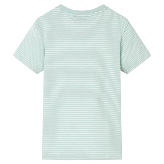 Vidaxl kindershirt met strepen 116 lichtmint