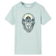 Vidaxl kindershirt met strepen 128 lichtmint