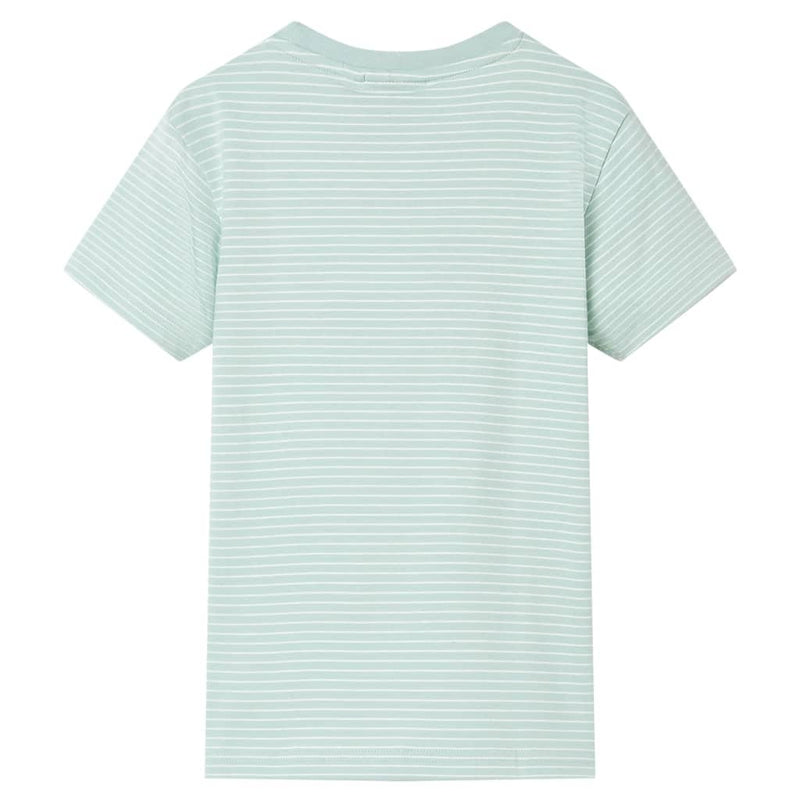 Afbeelding laden in galerijviewer, Vidaxl kindershirt met strepen 128 lichtmint
