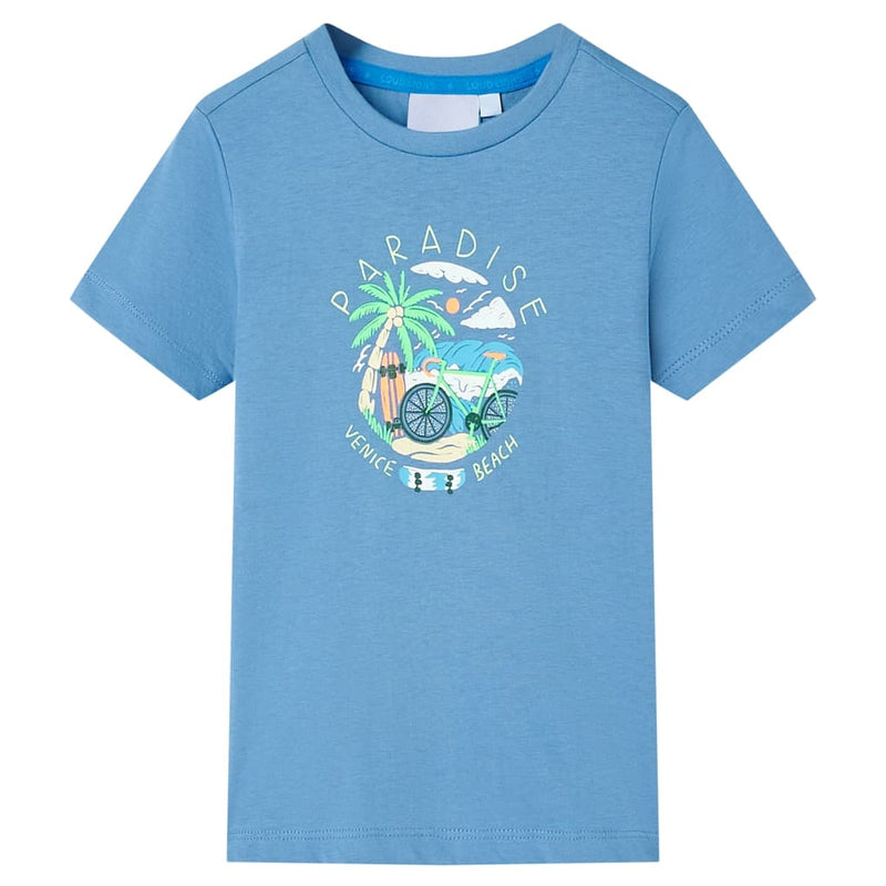 Afbeelding laden in galerijviewer, Vidaxl kindershirt 116 middenblauw
