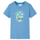 Vidaxl kindershirt 116 middenblauw