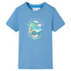 VidaXL Kindershirt 128 middenblauw