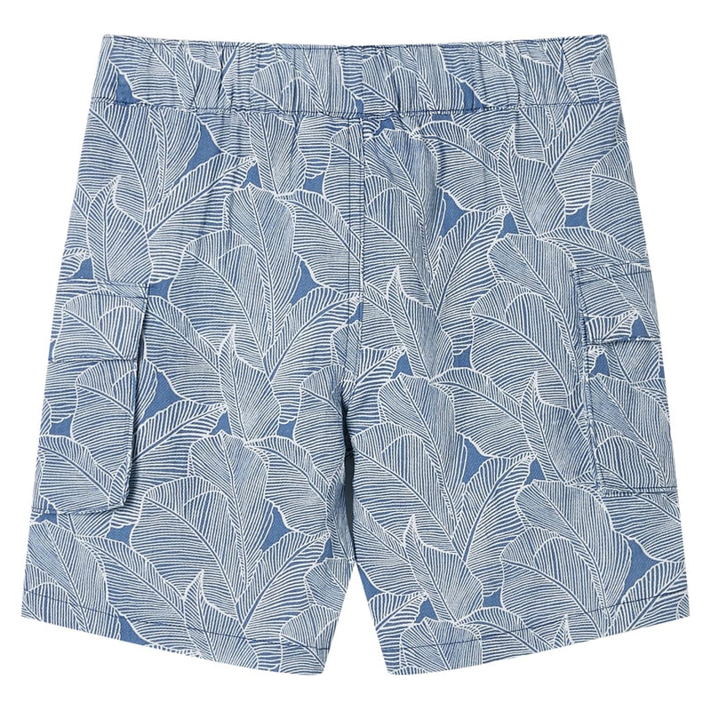 Afbeelding laden in galerijviewer, VidaXL Kindershorts met trekkoord 92 donkerblauw

