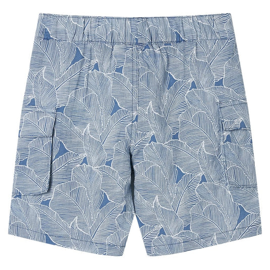 VidaXL Kindershorts met trekkoord 128 donkerblauw