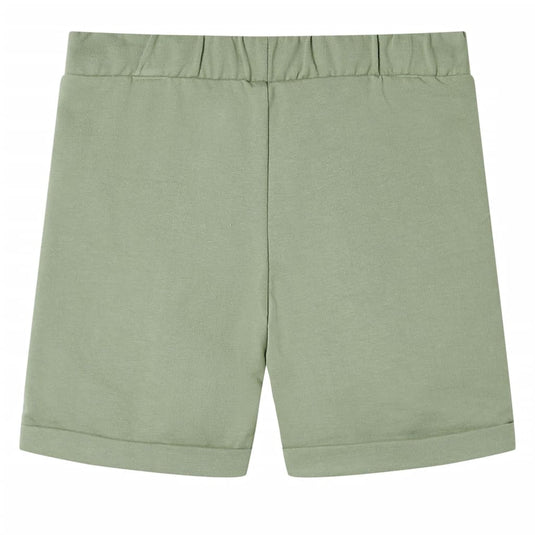 VidaXL Kindershorts met trekkoord 104 lichtkaki