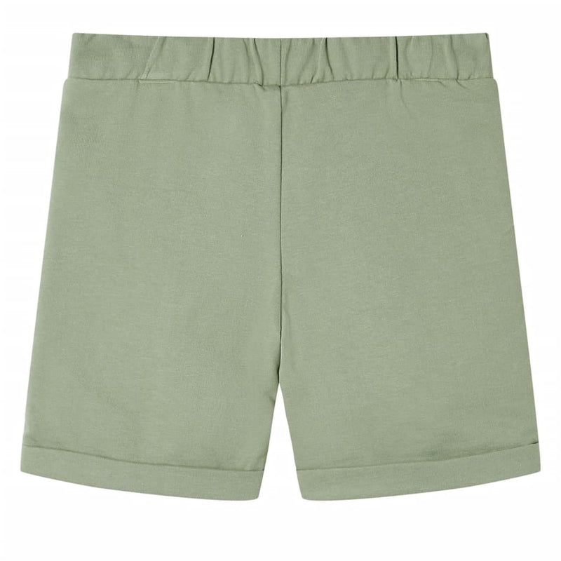 Afbeelding laden in galerijviewer, VidaXL Kindershorts met trekkoord 104 lichtkaki
