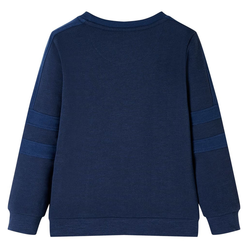 Afbeelding laden in galerijviewer, VidaXL Kindertrui 116 gemêleerd marineblauw
