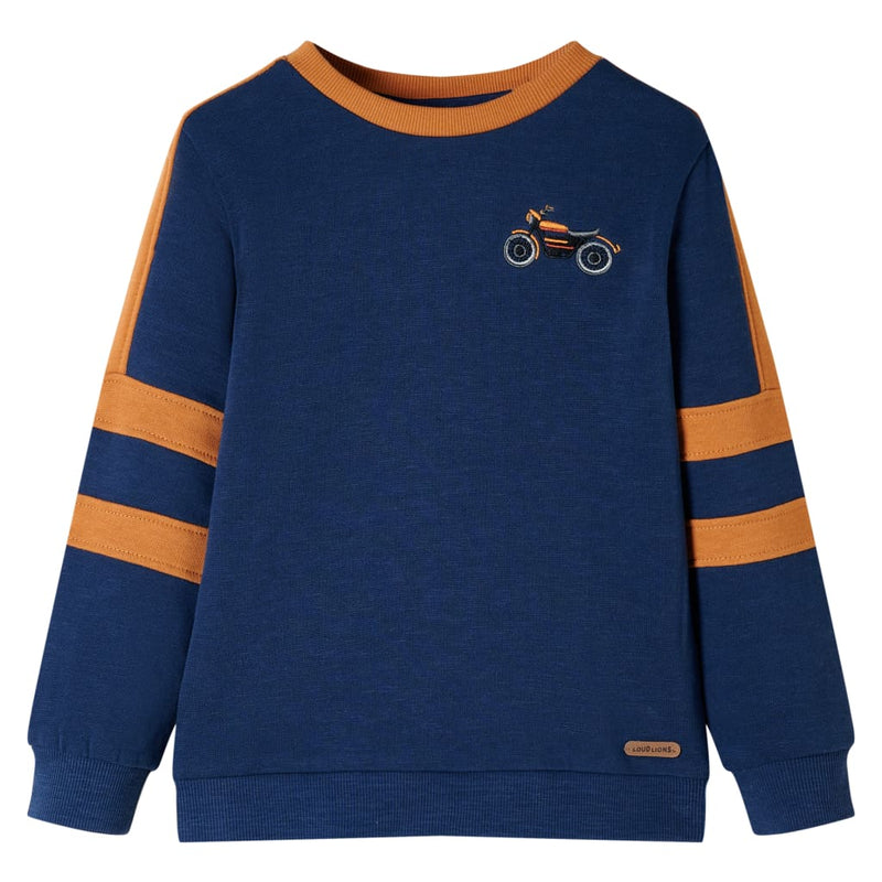Afbeelding laden in galerijviewer, VidaXL Kindertrui 140 indigo-blauw
