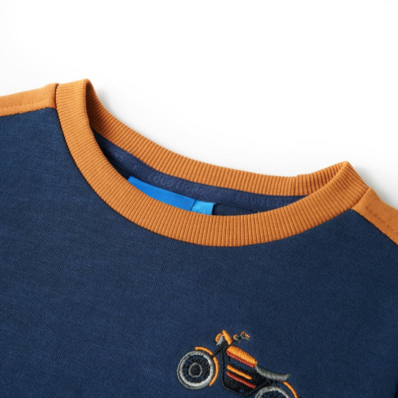 Afbeelding laden in galerijviewer, VidaXL Kindertrui 140 indigo-blauw
