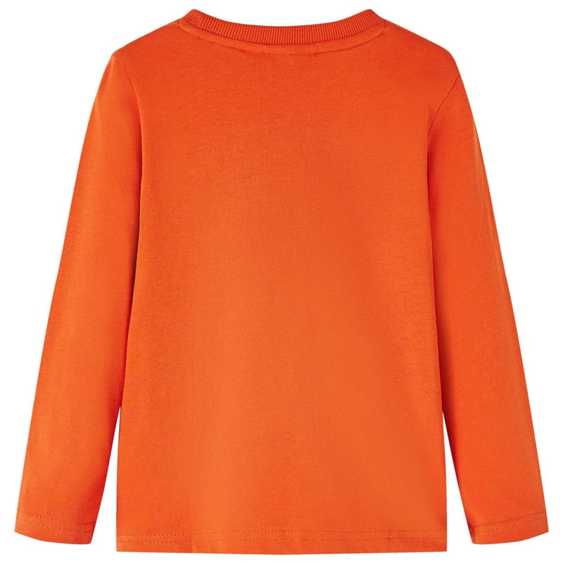 Afbeelding laden in galerijviewer, Vidaxl kindershirt met lange mouwen 116 oranje
