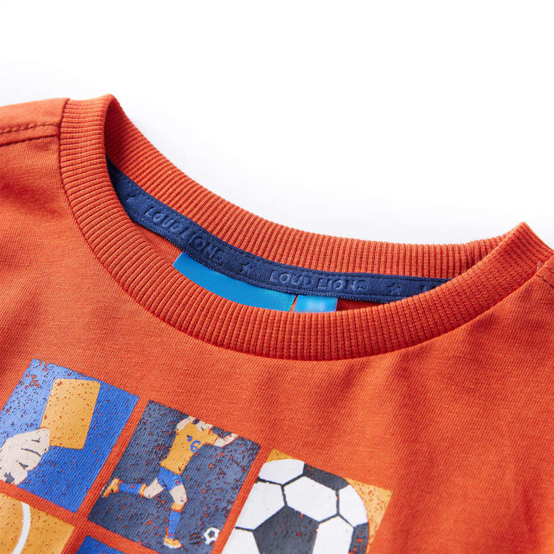 Afbeelding laden in galerijviewer, Vidaxl kindershirt met lange mouwen 128 oranje
