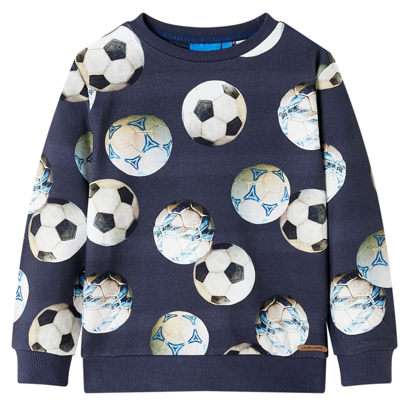 Afbeelding laden in galerijviewer, Vidaxl kindertrui 116 marineblauw
