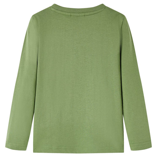 Vidaxl kindershirt met lange mouwen 104 lichtkakikleurig