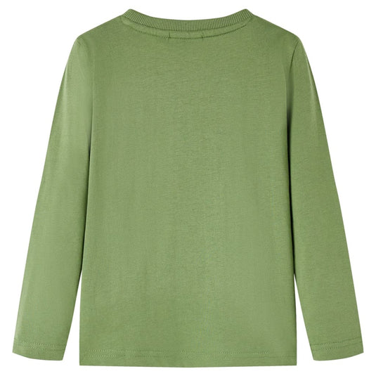 Vidaxl kindershirt met lange mouwen 116 lichtkakikleurig