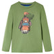 Vidaxl kindershirt met lange mouwen 128 lichtkakikleurig
