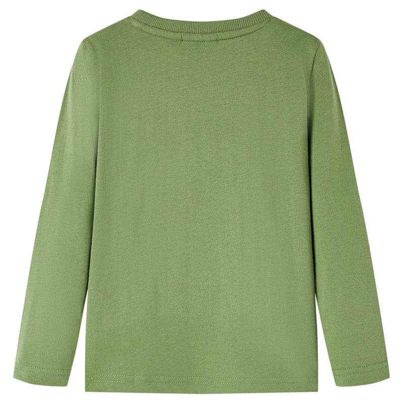 Afbeelding laden in galerijviewer, Vidaxl kindershirt met lange mouwen 140 lichtkakikleurig
