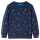 Vidaxl kindertrui 140 gemêleerd marineblauw