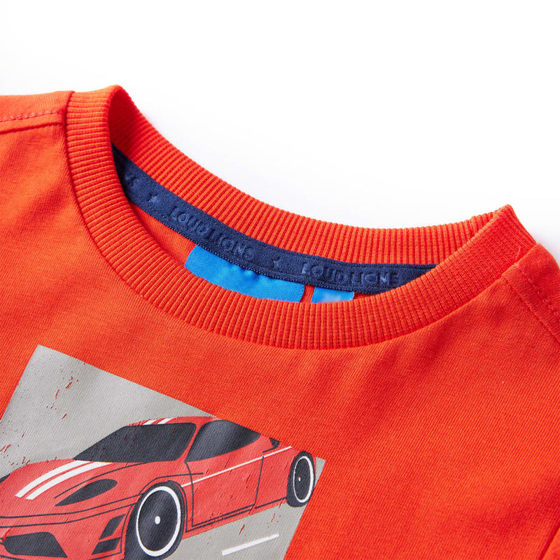 Afbeelding laden in galerijviewer, Vidaxl kindershirt met lange mouwen 104 felroranje

