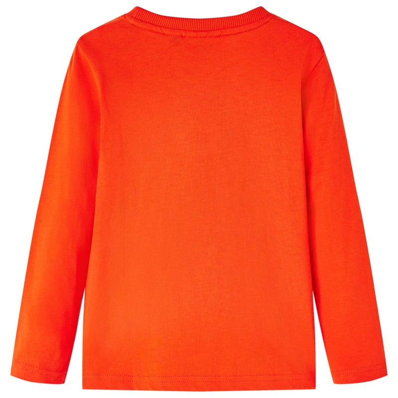 Afbeelding laden in galerijviewer, Vidaxl kindershirt met lange mouwen 116 felroranje
