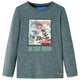 Vidaxl kindershirt met lange mouwen 116 gemêleerd donkergroen
