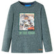 Vidaxl kindershirt met lange mouwen 128 gemêleerd donkergroen