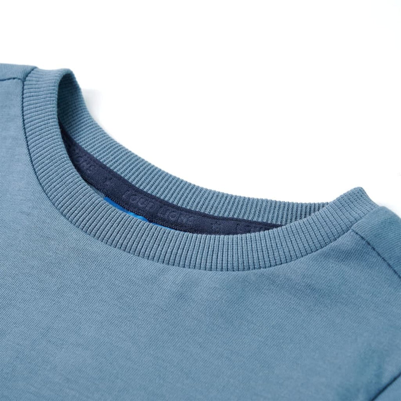 Afbeelding laden in galerijviewer, Vidaxl kindershirt met lange mouwen 92 medium blauw
