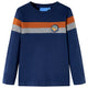 VidaXL Kindershirt met lange mouwen 140 marineblauw