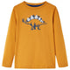 Vidaxl kindershirt met lange mouwen 92 donkerokerkleurig