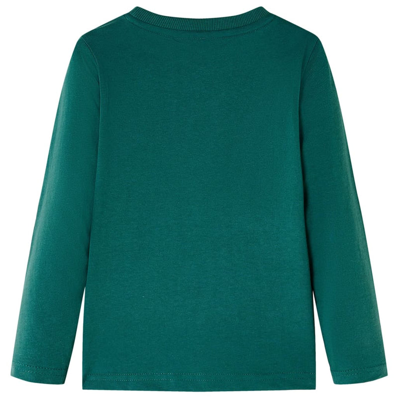 Afbeelding laden in galerijviewer, Vidaxl kindershirt met lange mouwen 140 groen
