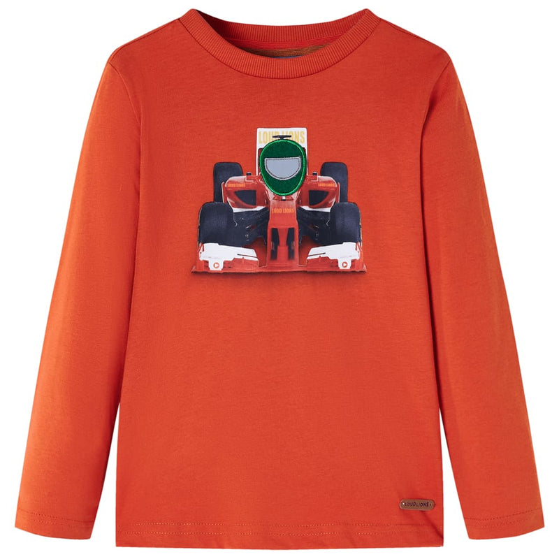Afbeelding laden in galerijviewer, Vidaxl kindershirt met lange mouwen 140 oranje
