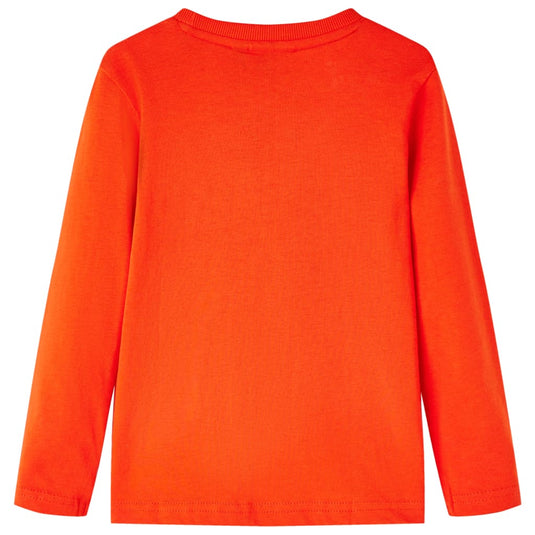 Vidaxl kindershirt met lange mouwen 116 felroranje