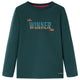 Vidaxl kindershirt met lange mouwen 104 donkergroen