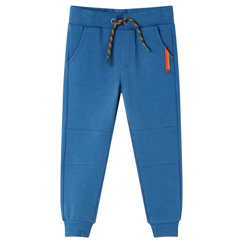 Afbeelding laden in galerijviewer, Vidaxl kinderjoggingbroek 128 blauw
