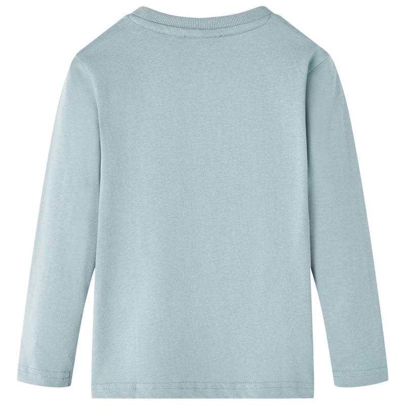 Afbeelding laden in galerijviewer, VidaXL Kindershirt met lange mouwen 116 lichtblauw
