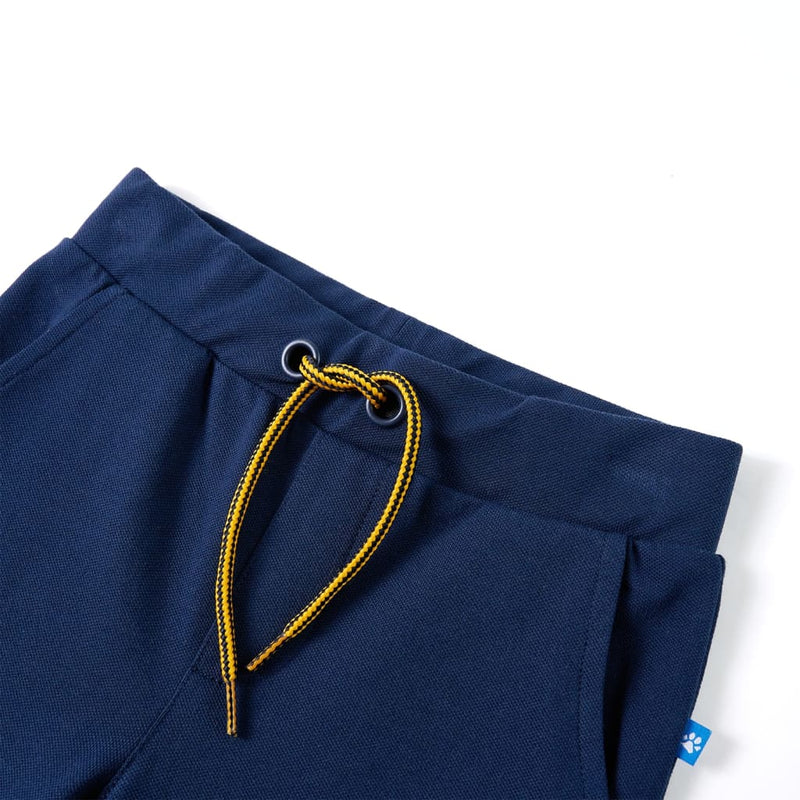 Afbeelding laden in galerijviewer, Vidaxl kinderbroek met trekkoord 116 marineblauw
