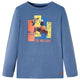 Vidaxl kindershirt met lange mouwen 140 gemêleerd blauw