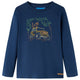 Vidaxl kindershirt met lange mouwen 128 marineblauw