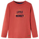 VidaXL Kindershirt met lange mouwen 104 roodbruin