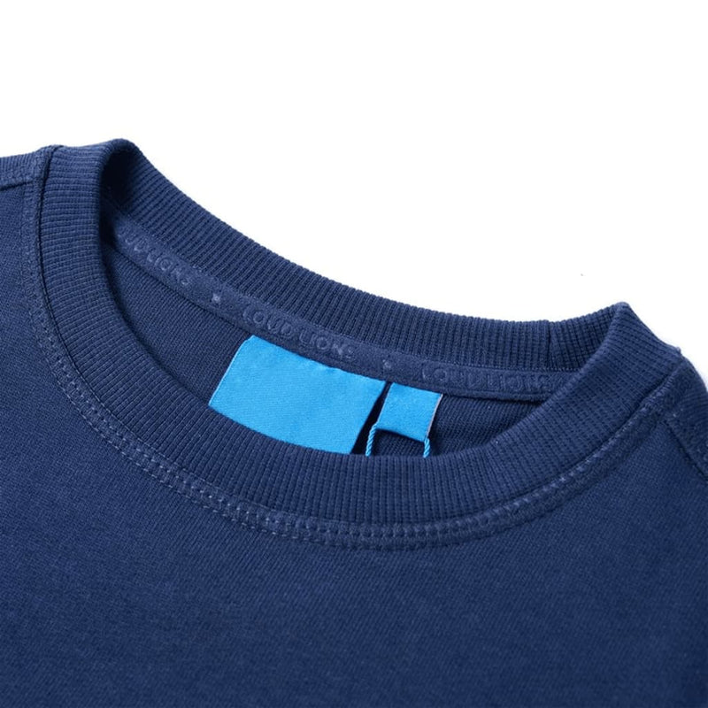 Afbeelding laden in galerijviewer, VidaXL Kindertrui 140 marineblauw
